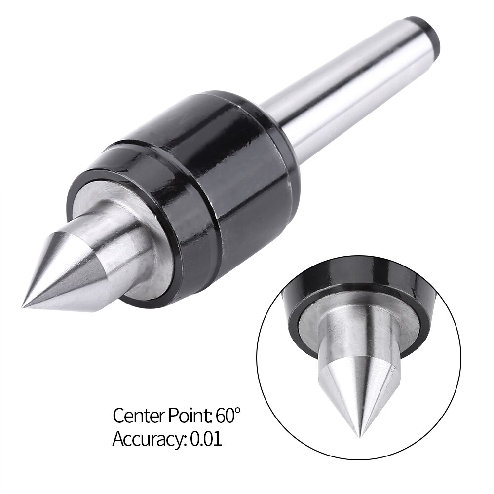 MK2 Precision Revolving Live Center Steel Point 60 Degree For Machine Taper CNC Lathe Tool Lathe Turning Revolving
