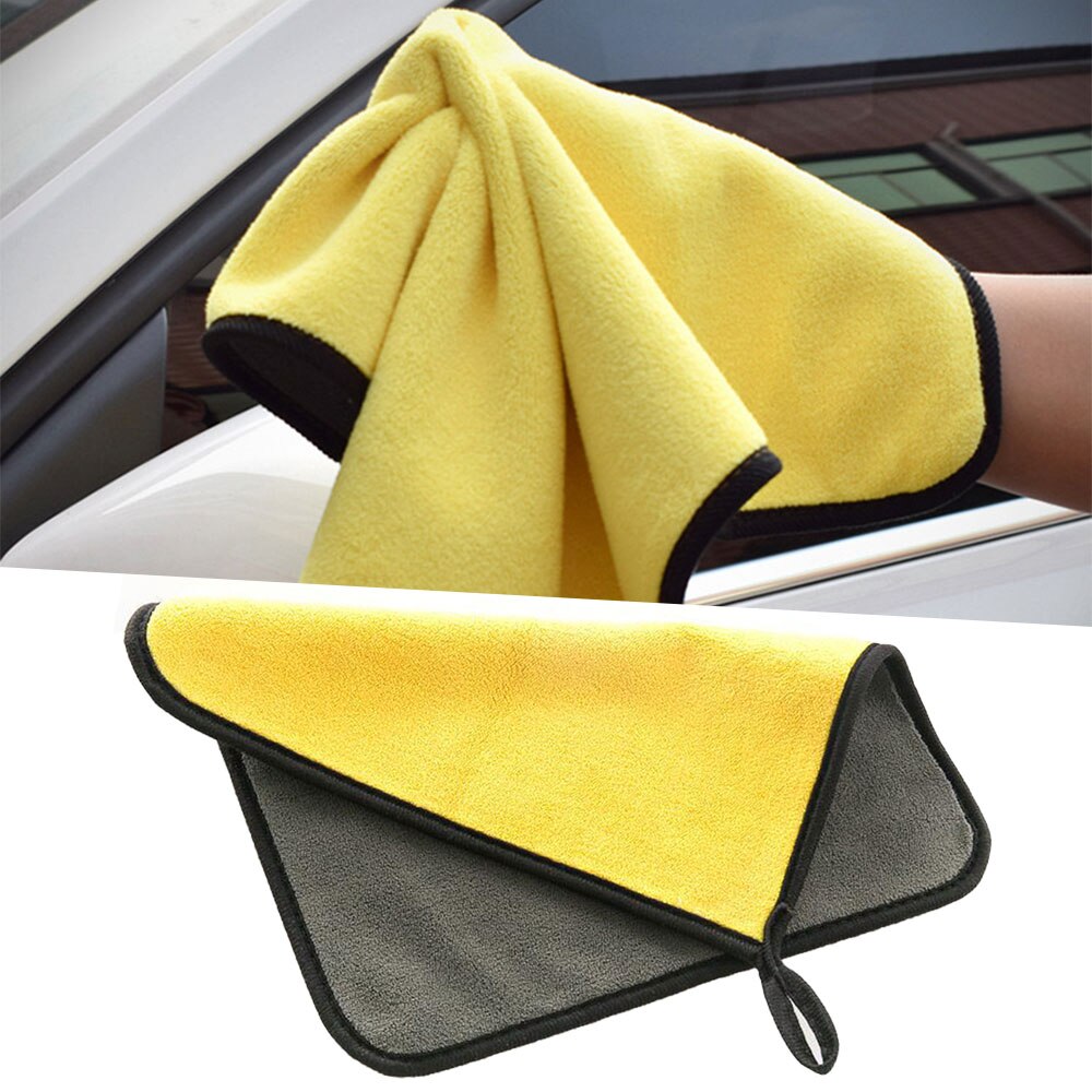 Auto Care Wash Tools 800gsm Polishes Paint Cleaner Thick Plush Microfiber Car Cleaning Microfibre Wax Polishing Detail Detailing