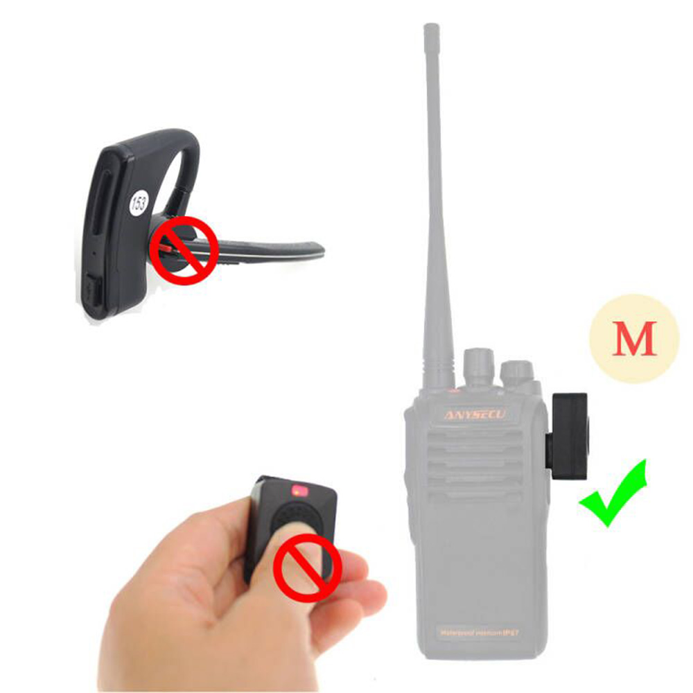 K /M Adapter for ANYSECU AC-BV8 AC-Bherdt Bluetooth PTT Headset