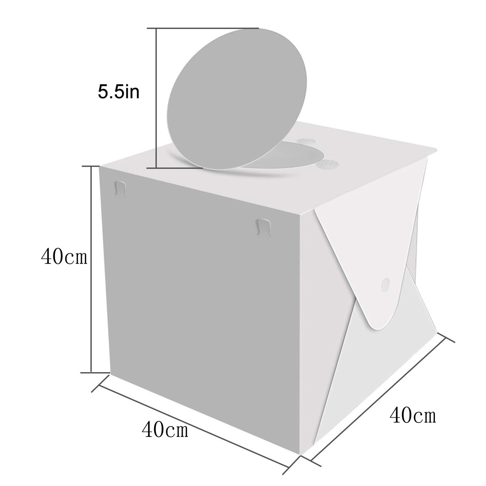 Foldable Photo Photography Studio LED Light Box Portable Shooting Tent Kit Adjustable Brightness for Product Display