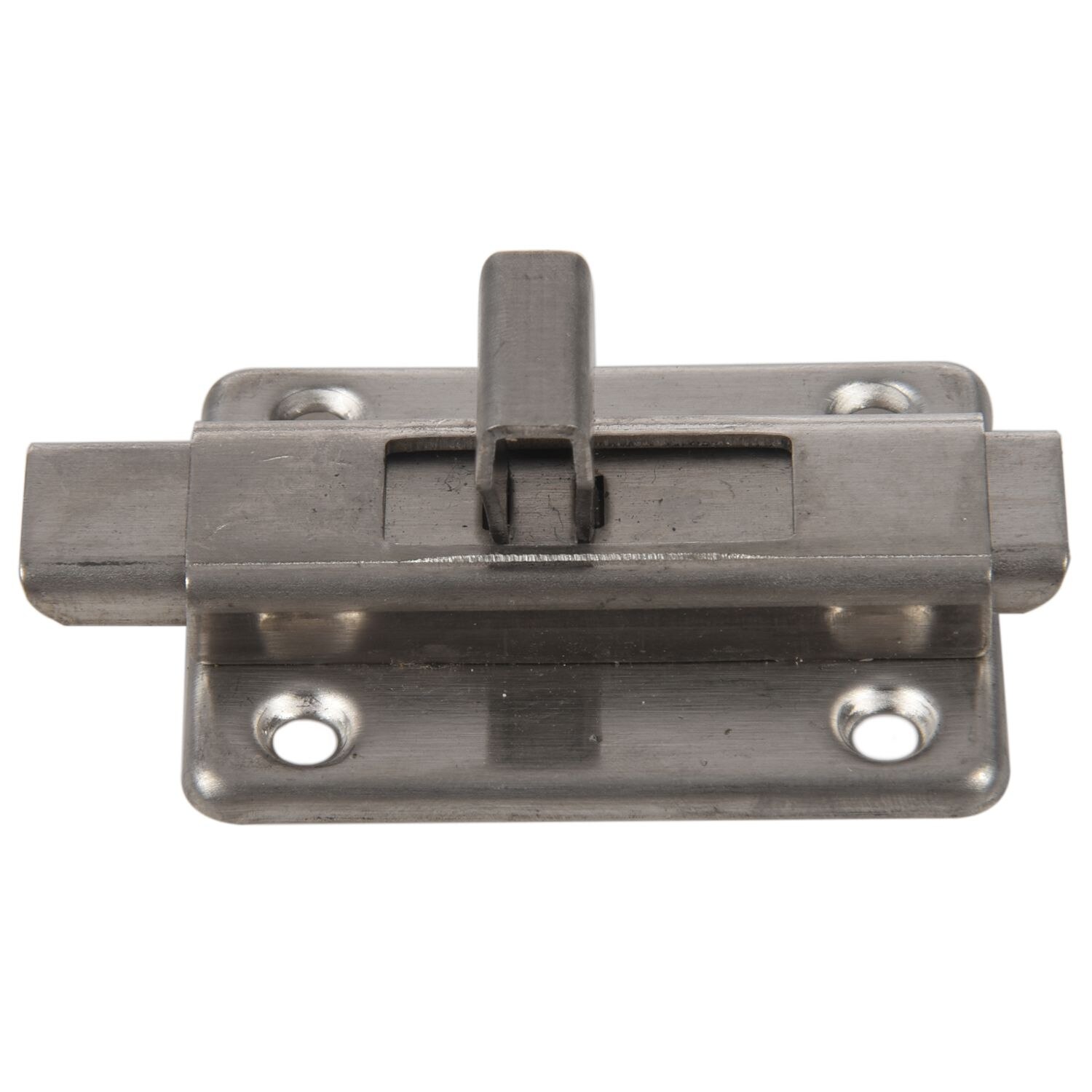 ELEG-2pcs 2 Inch Door Lock Latch Slide Barrel Bolt Clasp Locker Silver