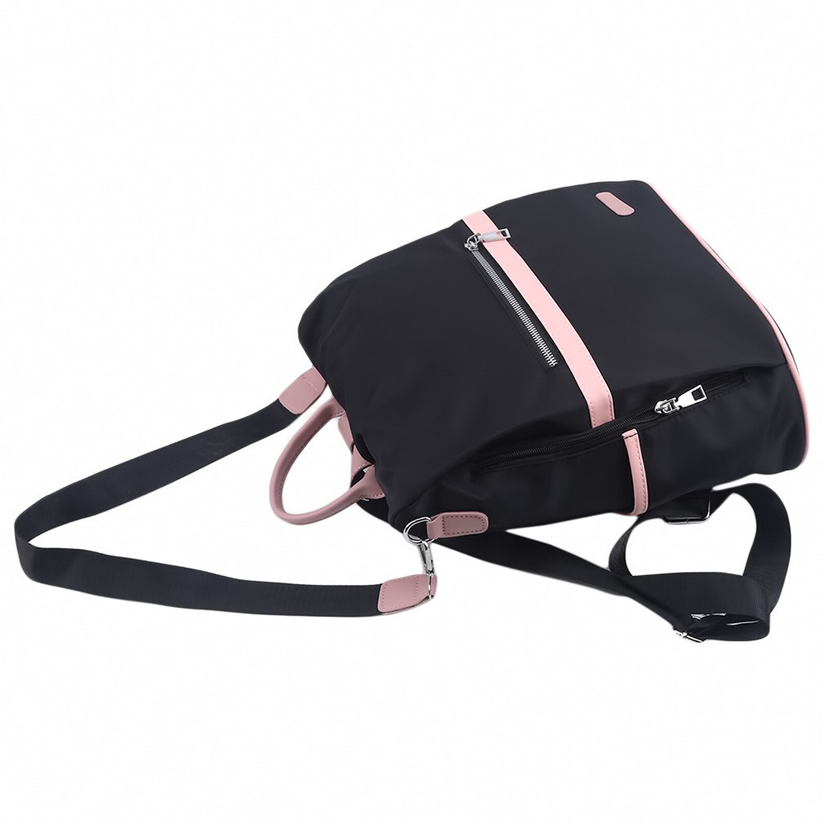 Reiserucksack mit rückenöffnung, diebstahlsicherung, sicherheitstasche für den alltag, großes fassungsvermögen, damen-schultertasche, zweifarbig, xin