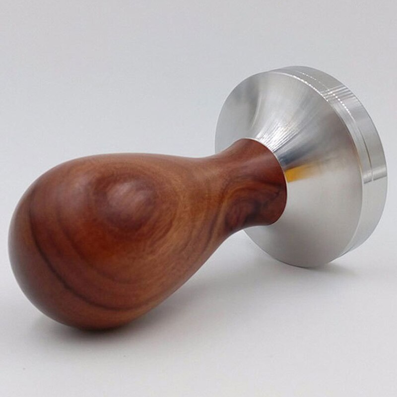 Kaffetamper træhåndtag kaffepulverhammer 58.35mm cafetilbehør