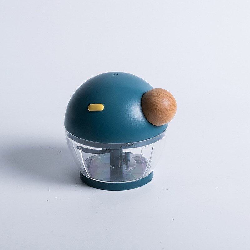 Household Cooking Machine Meat Grinder Kitchen Gadgets Food Processor Blenders Mixers Grinder Manual Meat Vegetables Grinder: blue