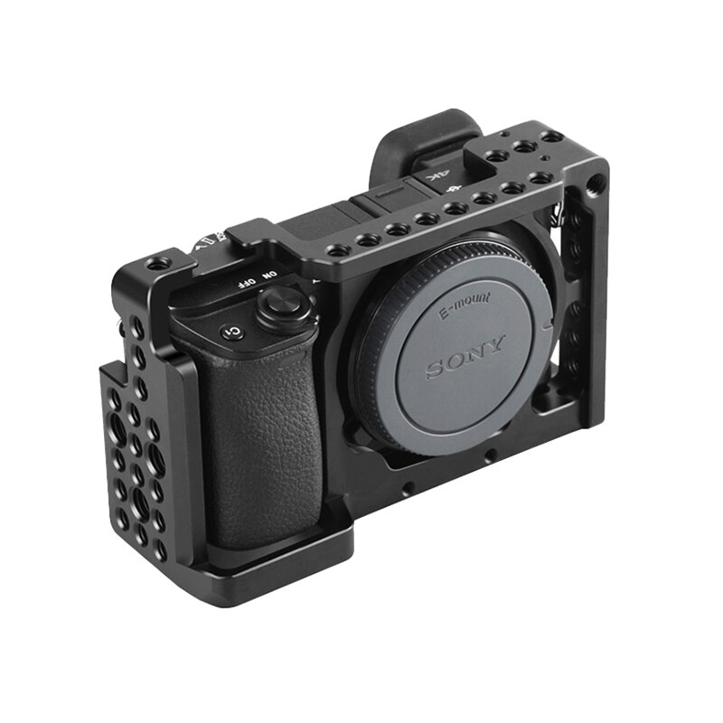 Draagbare Fotografie Camera Kooi Kit Slr Beschermhoes Video Film Film Stabilizer W/Top Handvat Grip Voor Sony A6000/A6300