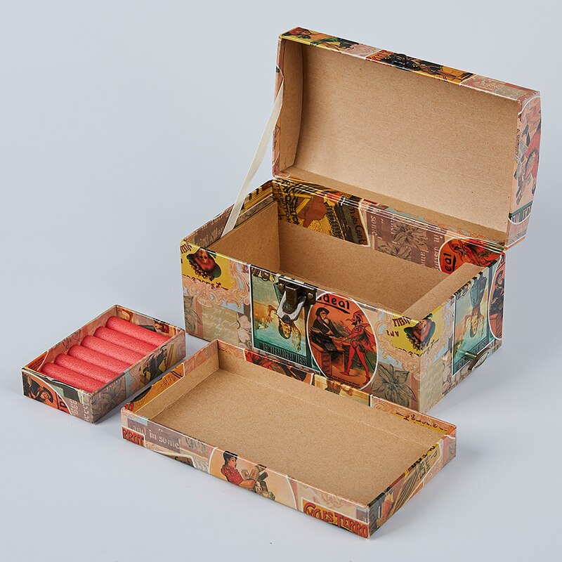 Music Box Treasure Box Collection Box Jewelry Box Box Birthday Handmade Paper Art Paper Music Box Christmas Party