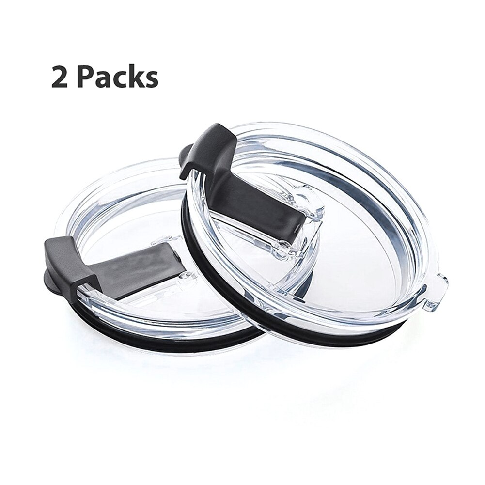 2x Spill-proof Splash Resistant Lids Covers for YETI Rambler 30 oz Tumbler