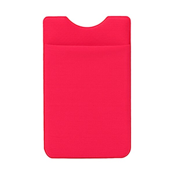 Elastic Adhesive Sticker Cell Phone Wallet Case Credit ID Card Holder Pocket 62KE: Red