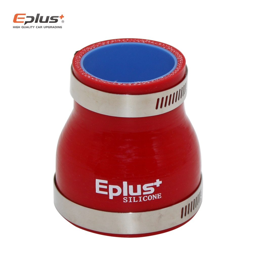 EPLUS Silicone Tubing Hose Intercooler Turbo Intake Pipe Coupler Hose Universal Straight Multiple Sizes Red Length 76mm
