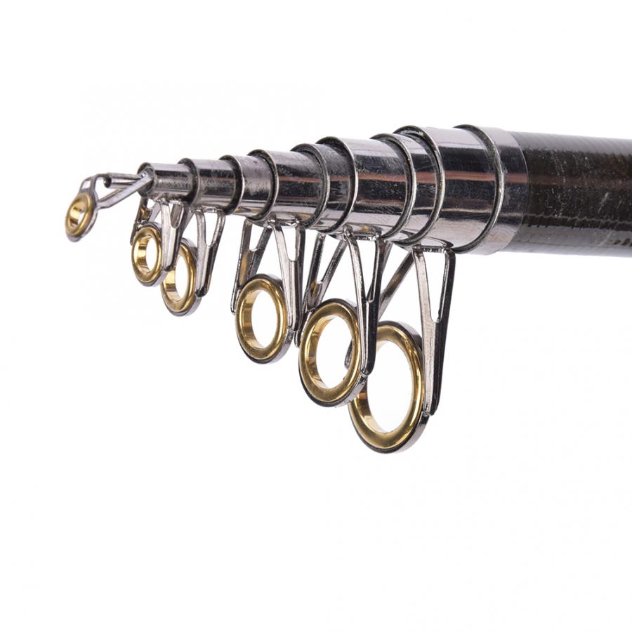 Fishing Rod Combo 2.7M Telescopic Ice Fishing Rod + Fishing Reel Spinning Fishing Wheel Nylon Line Fish Bag Bait Combination Set