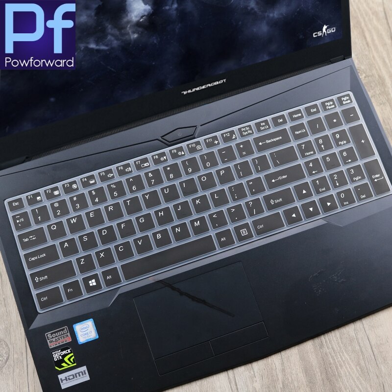 Silicone Laptop Keyboard Cover - Ultra-thin, Waterproof, Dustproof Skin for Gigabyte AORUS 5 Gaming Notebook 15-15.6 inch