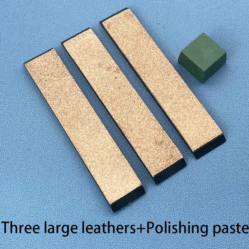 Knife Polishing Sharpener Sharpening Stone Leather Honing Strop Compound Grinding Knife Paste Polishing Paste Sharpening Tool: F