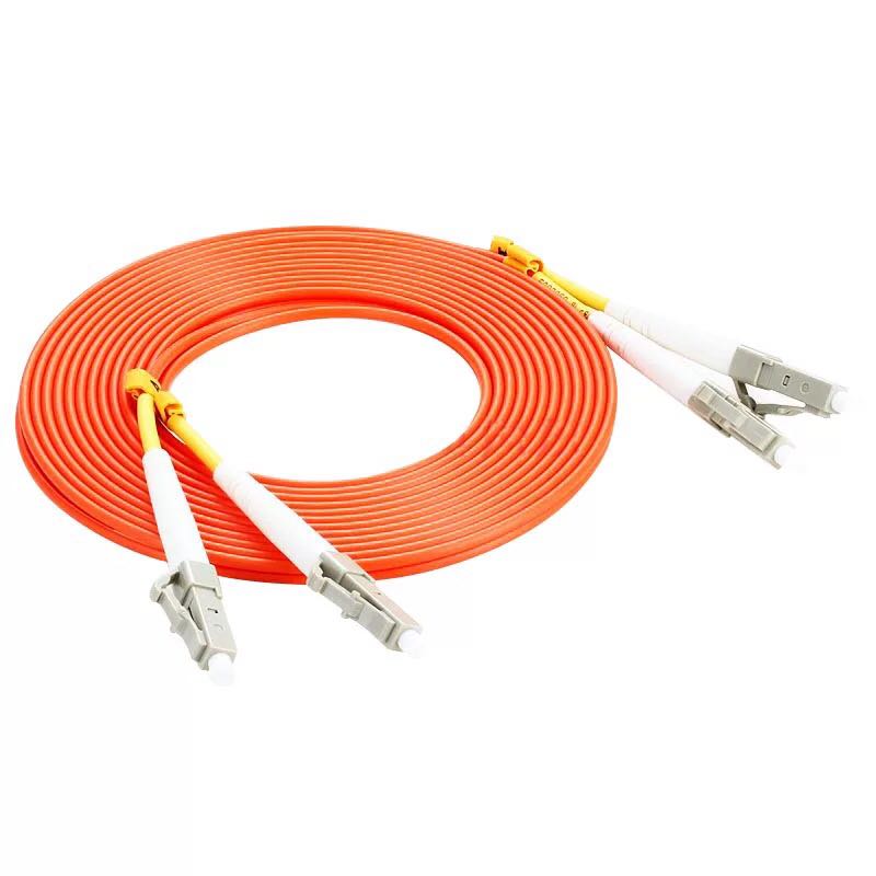 1 paire LC/UPC-LC/UPC câble de raccordement de cordon de raccordement à fibers optiques, duplex multimode 62.5/125, 10M/15M/20M/30M/35M/50M