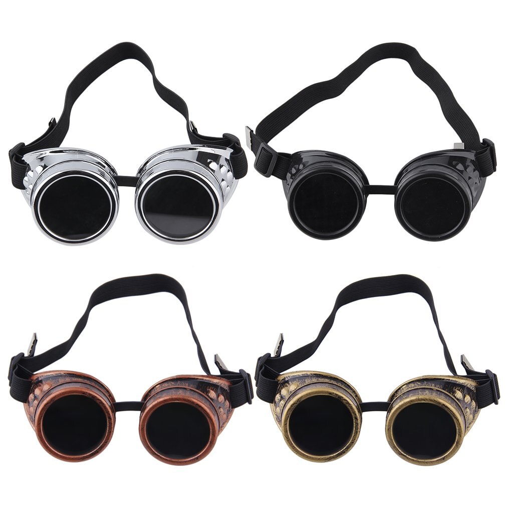 Professionele Cyber Goggles Steam Bril Vintage Lassen Gothic Victoriaanse Outdoor Sport Fiets Zonnebril