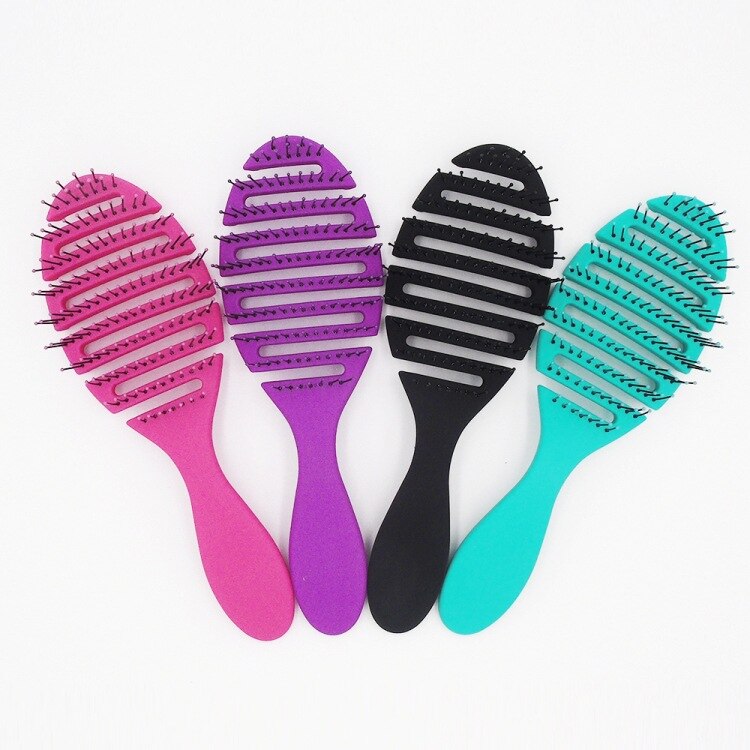 wet brush Comb tool barber Hair Brush Hair Styling Tools Anti Tangled Anti-static Head Massage Hairbrush Magic Comb