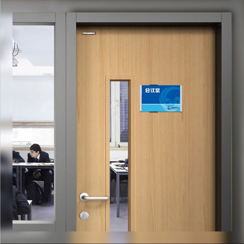 DEZHI-Aluminium Alloy Office Indoor Horizontal/Vertical Wall Mount Sign Holder Display INFO Poster Door Sign Bulletin Board