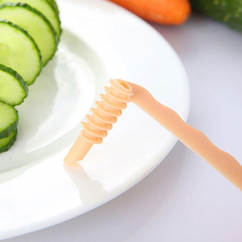 Rotary Manual Slicer Carrot Potato Fruit Vegetable Spiral Cutter Chef Cooking Carving Device Home Gadgets Color Send At Random