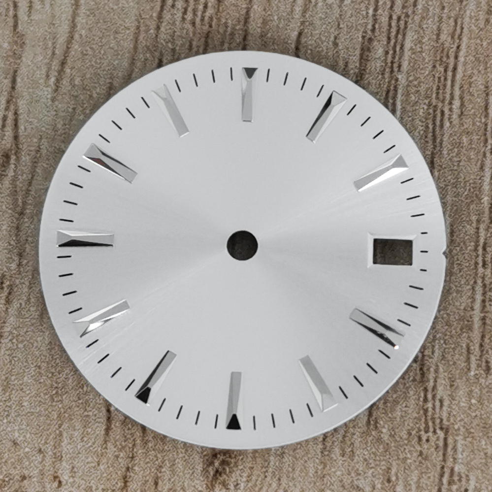 Modified Watch Accessories Watch Dial Stripes Sunburst Simple Watch Face for NH35/364R/7S Movement: Pink
