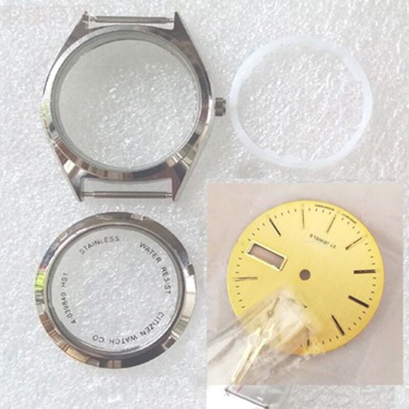 36Mm Rvs Horloge Case Transparante Bodem Geschikt Voor 8200 Beweging Heren Case Set Horloge Onderdelen Accessoires