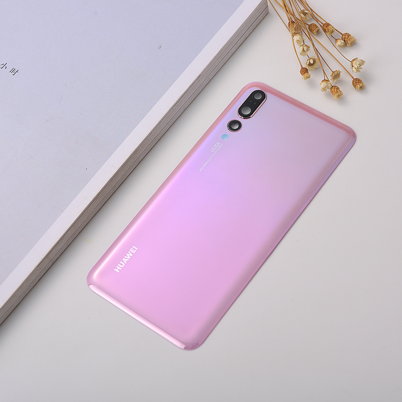 Huawei  p20 pro  p 20 bagcover batteri glas bagdør kabinet panel taske til clt -al01 eml -al00 & kamera linse telefon udskiftning