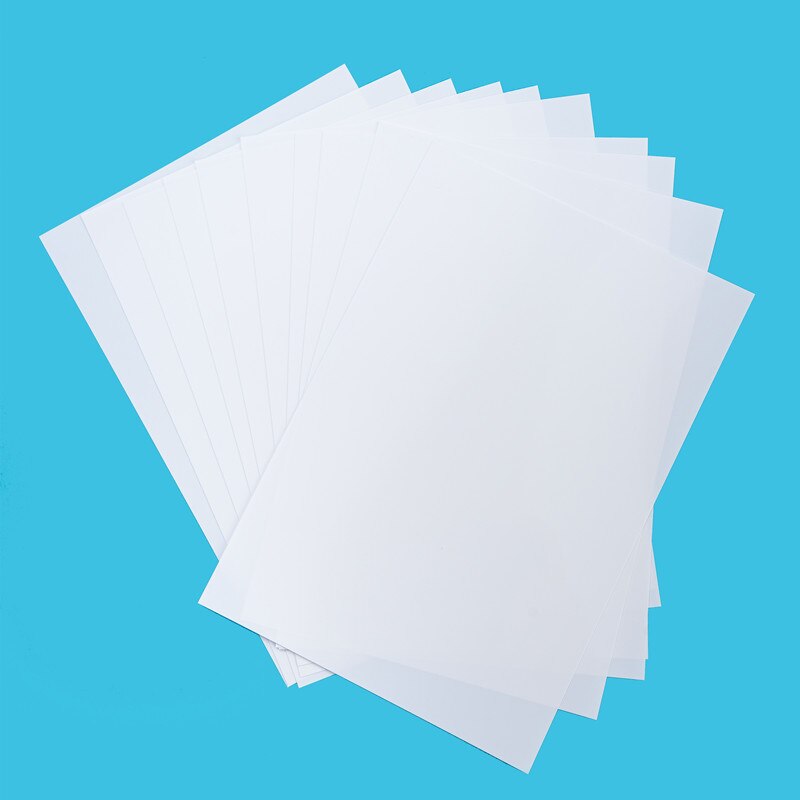 Double Sides Inkjet Printable Shrinky Film A4 Paper Crazy White Shrink Plastic By Printer DIY Crafts Materials Creativity