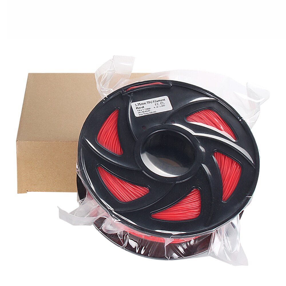 Tpu Filament 3D Printer Filament 1.75Mm Tpu Soft Verbruiksartikelen Fdm 3D Plastic Printing Filament 1 Kg