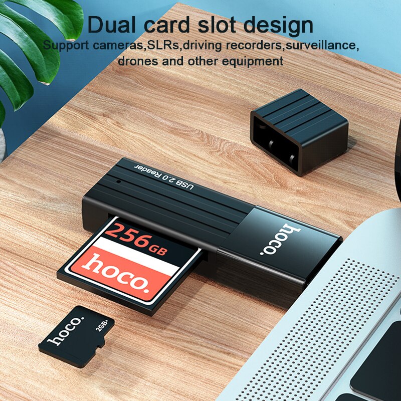 HOCO 2-in-1 OTG SD Card Reader USB 3.0 Card Reader For USB Micro 2.0 Adapter Flash Drive Smart Memory Card Reader usb Cardreader
