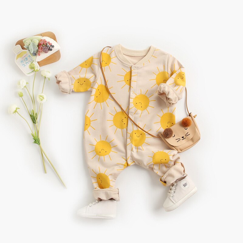 Pagliaccetti per neonati Melario Baby Boys Girls pagliaccetti a maniche lunghe Cartoon Infant tuta Baby Toddler Clothes