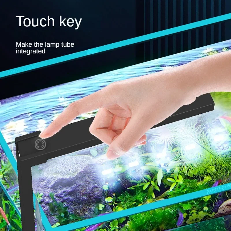 Kleine Aquarium LED Lampe Fans Ihr Aquarium Beleuchtung Wasser Pflanze Lampe Algen Panzer füllen Licht wasserdicht Aquarium