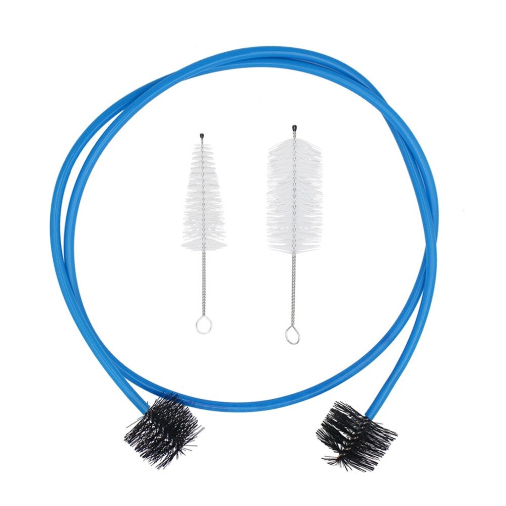 3 uds Accesorios para Instrumentos Musicales pequeño Kit de limpieza cepillo de cuerda boquilla cepillo pistón cepillo