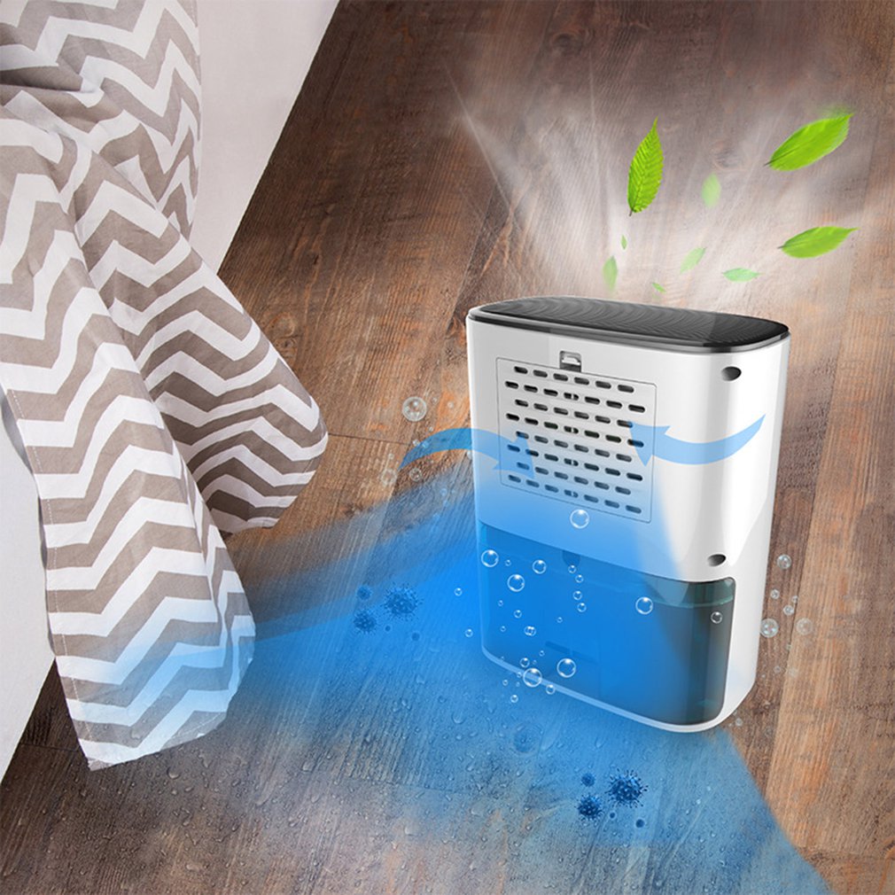 Electric Mini Air Dehumidifier 600mL Portable LED Discplay Air Purifier Machine Automatic Power-off Defrost For Home