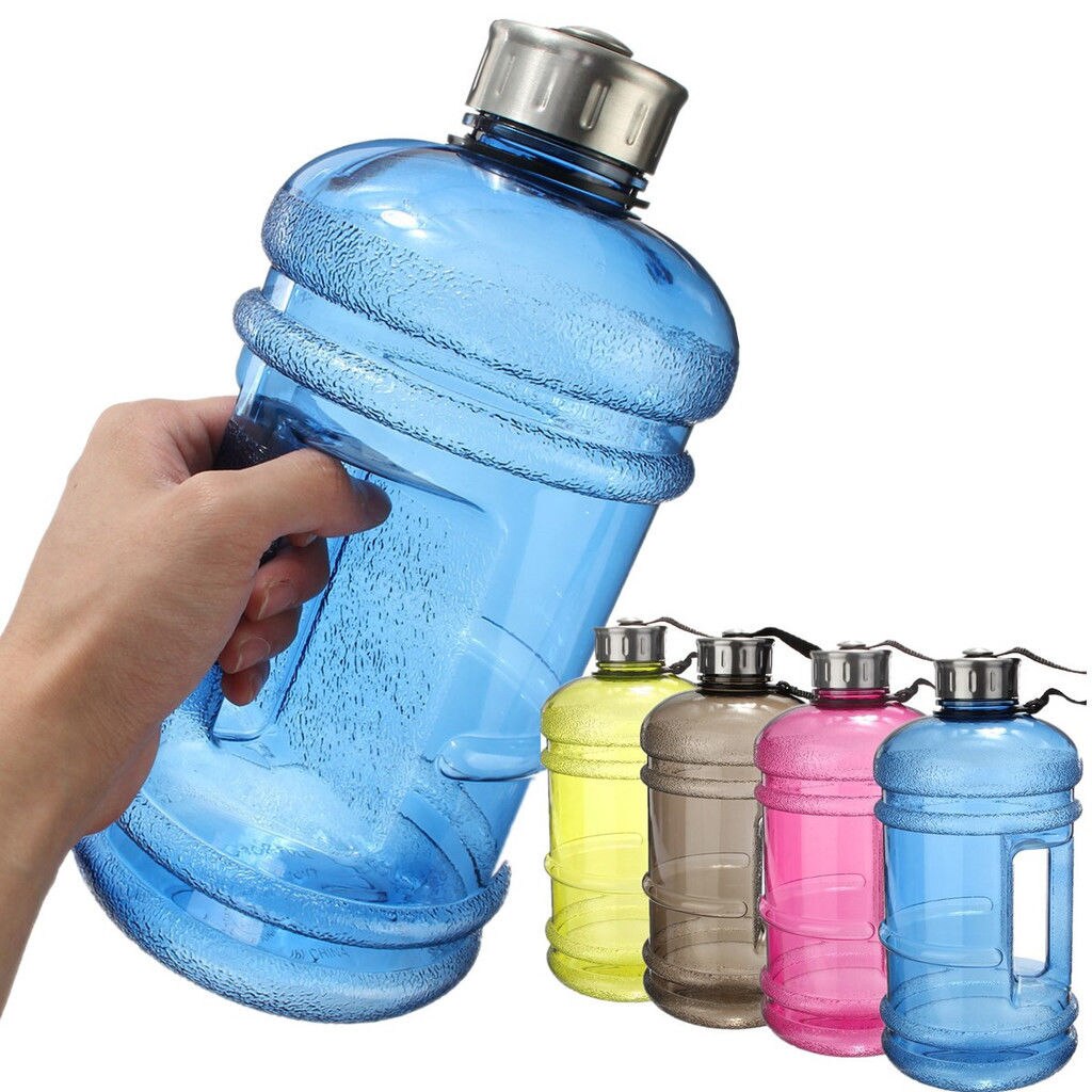 Brand 2.2L Gratis Bpa Grote Sport Gym Training Reizen Oudoor Sport Camping Drink Water Bottle Cap Kettle Jug