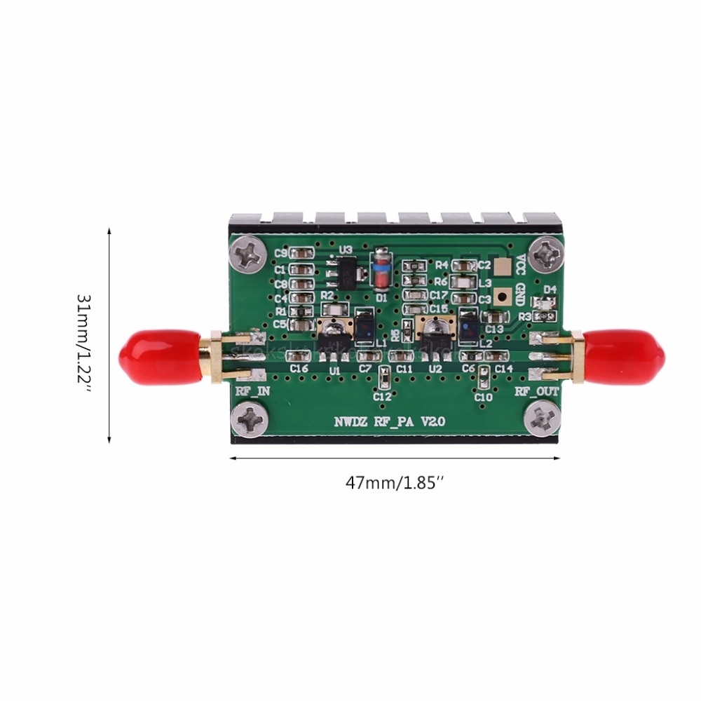 2 Mhz-700 Mhz Rf Eindversterker Breedband Rf Power Versterking Voor Hf Vhf Uhf Fm-zender Radio