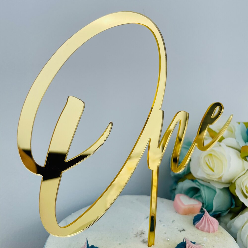 Decoración Para Primer Cumpleaños de una tarta, primer cumpleaños, celebración de bebé de un año, niña, niño, parejas, primer aniversario