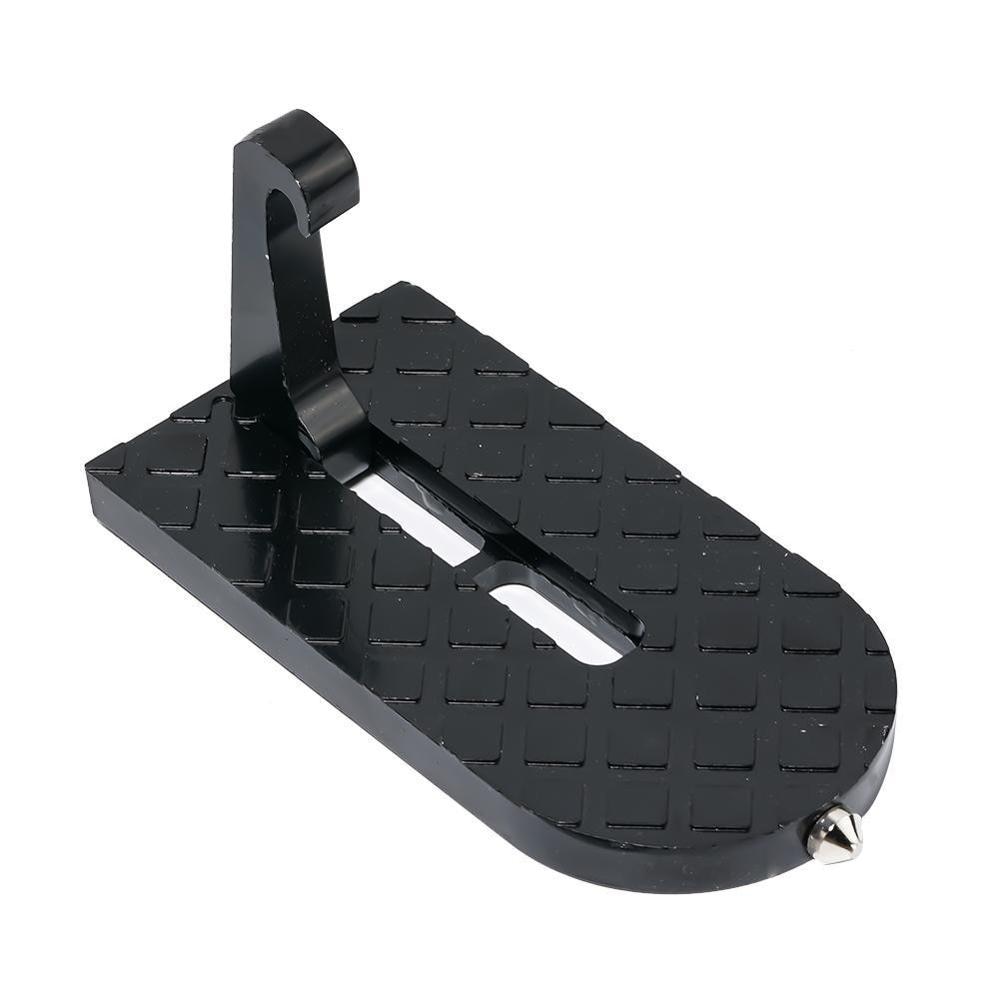 Aggiornato auto Pieghevole Scaletta Ausiliario Pedale auto Tetto Pedale Del Piede Pioli con Il Martello Di Sicurezza di facile Accesso Il Tetto ricambi auto