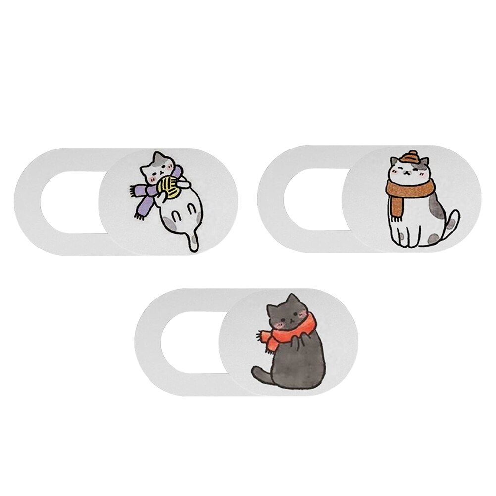 3Pcs Anti-gluren Webcam Covers Camera Privacy Bescherming Cover Laptop Privacy Bescherming Camera Cover Set Voor Telefoon Tablet