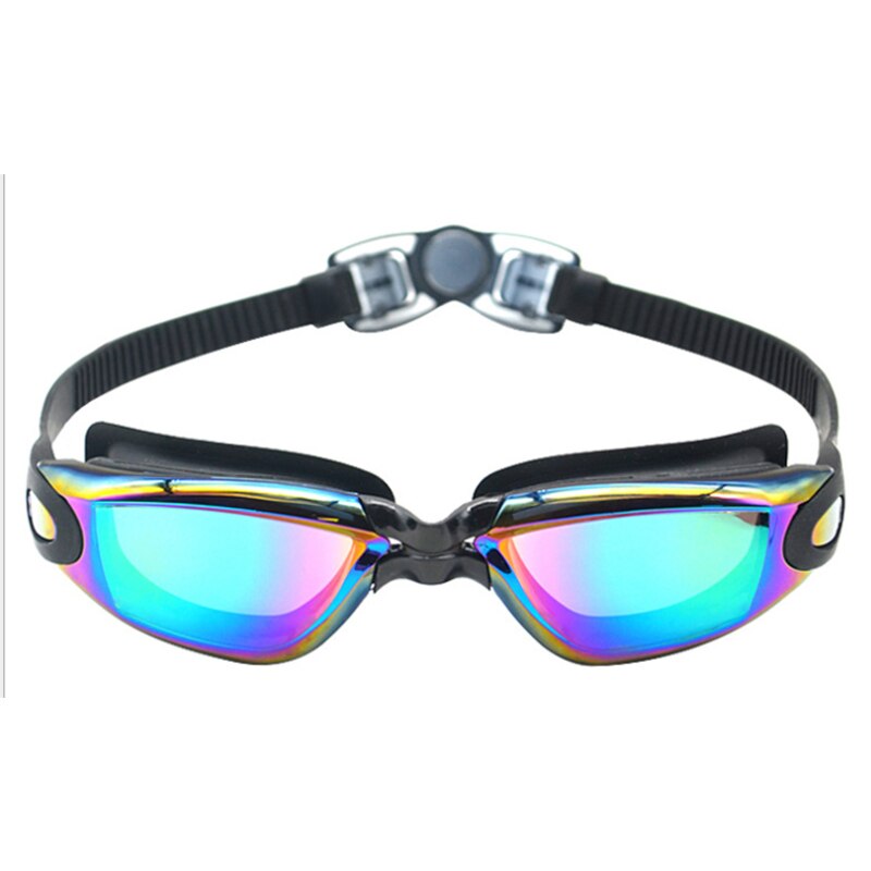 Svømmebriller briller med ørepropper næseklemme elektroplade vandtæt silikone очки для плавания adluts