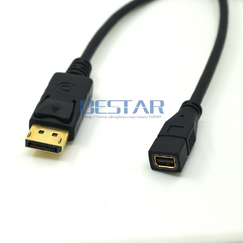 25cm Thunderbolt Mini DisplayPort Female To DP Male Adapter Converter For MacBook Pro Air Surface pro3 pro2 TOSHIBA