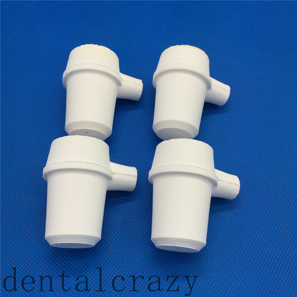 Dental Lab Casting Quartz Crucible Hooded,Quartz Zirconia Centrifugal Casting Crucible Hooded: B