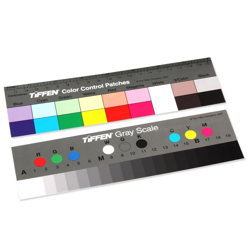 TIFFEN Q13 Color Card Video Test Photography Remake Camera Color Card Gray Card Color Scale Gray Scale