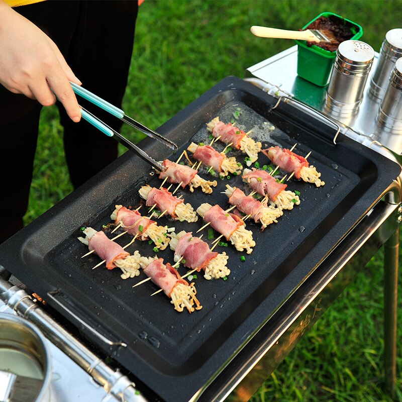 Pinzas de acero inoxidable para barbacoa, tenazas metálicas para ensalada, pan, tenazas para servir comida, 20cm, carne, pinza para barbacoa, utensilios de cocina de silicona