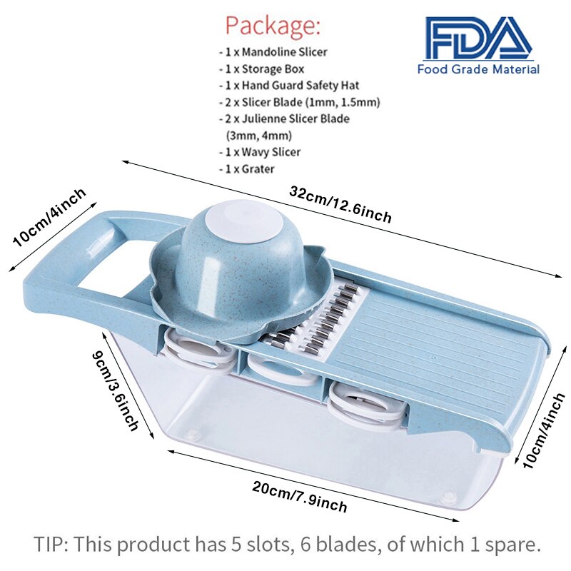 Manual Vegetable Cutter Shredder Cabbage Mandoline Potato Spiral Grater Multi Salad Spinner Food Chopper Kitchen Accessories