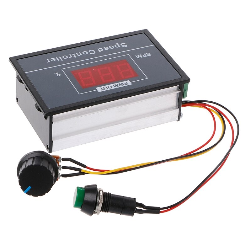 PWM DC Motor Speed Controller 0-100 Digital Display Stepless Speed Regulation