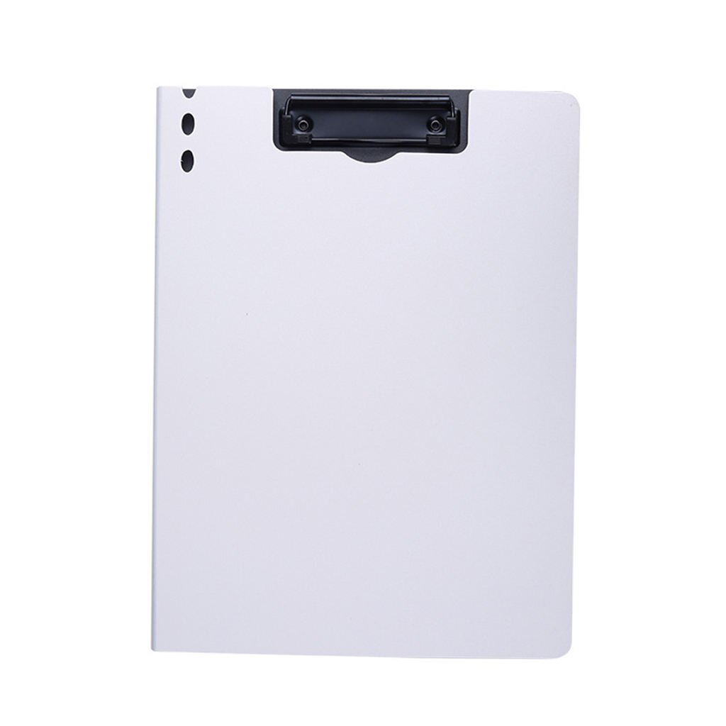 File Folders Folder Clipboard Matte A4 Stationery File Board Clip for Notes School: Vertical White