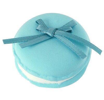 Simulation macaron kage sød pige hjerte dessert rekvisitter sløjfe macaron børneværelse bløde møbler romantisk bryllup decort yuyu: Blå