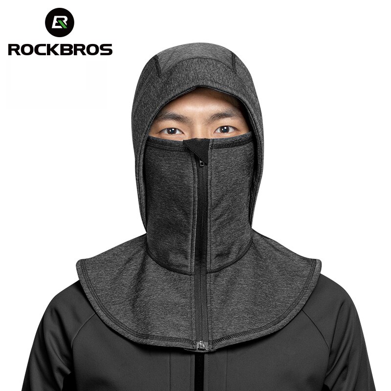 ROCKBROS Warme Vlies Ski Gesicht Maske Snowboard Winddicht Abdeckung draussen Sport Schal Sturmhauben draussen Sport Headwear Radfahren Maske