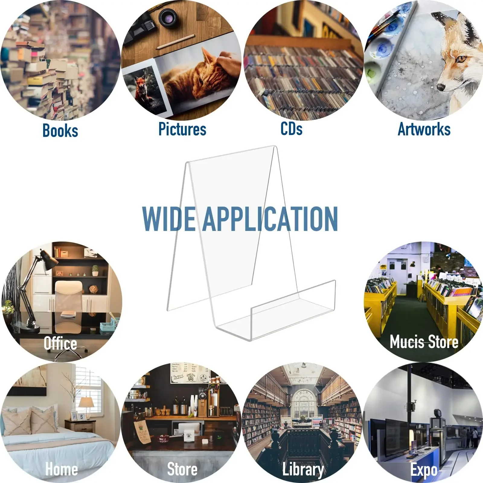 Comic Book Display Acrylic Book Display Holder Comic Book Frame Clear Laptop Stand Magazine Display Stand