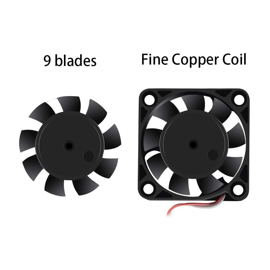 40mm Fan 5V USB Brushless DC Kühlung Fan, 4 Pack Geschwindigkeit 4200 RPM Fan Pro klein Haushaltsgeräte Serie Ersatz