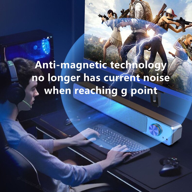 G18 Lange Spiegel Desktop Luidspreker Mobiele Telefoon Computer Stereo Desktop Extra Bass Fotografie Glijbaan Viewer