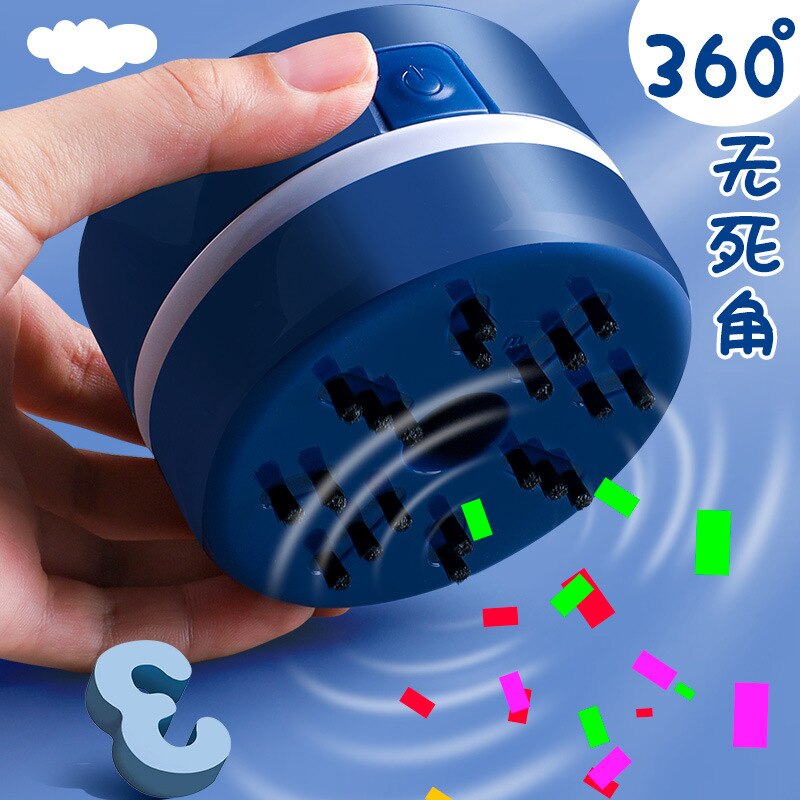 Table Top Vacuum Cleaner Eraser Pencil Ash Cleaner Kids Electric Mini Charge Cute Korean Stationery